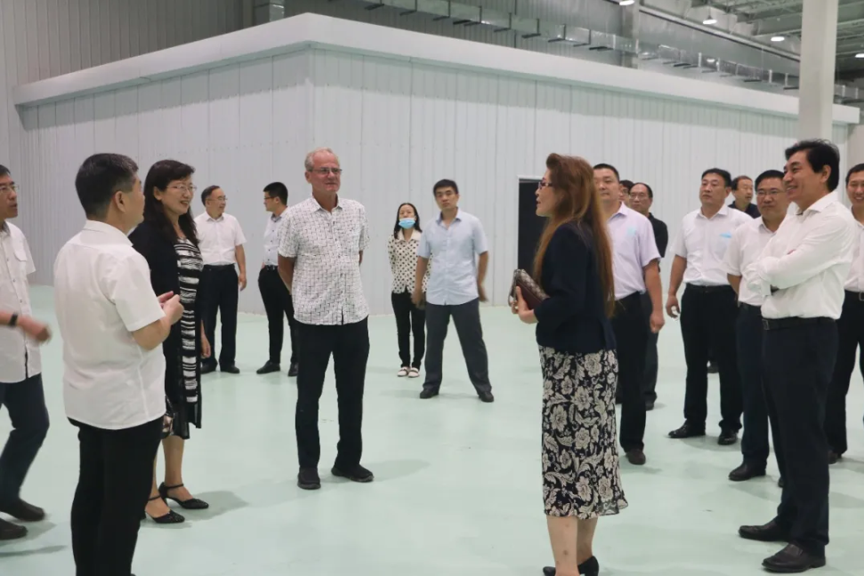 Government officials from Shandong Province visited Grünbau