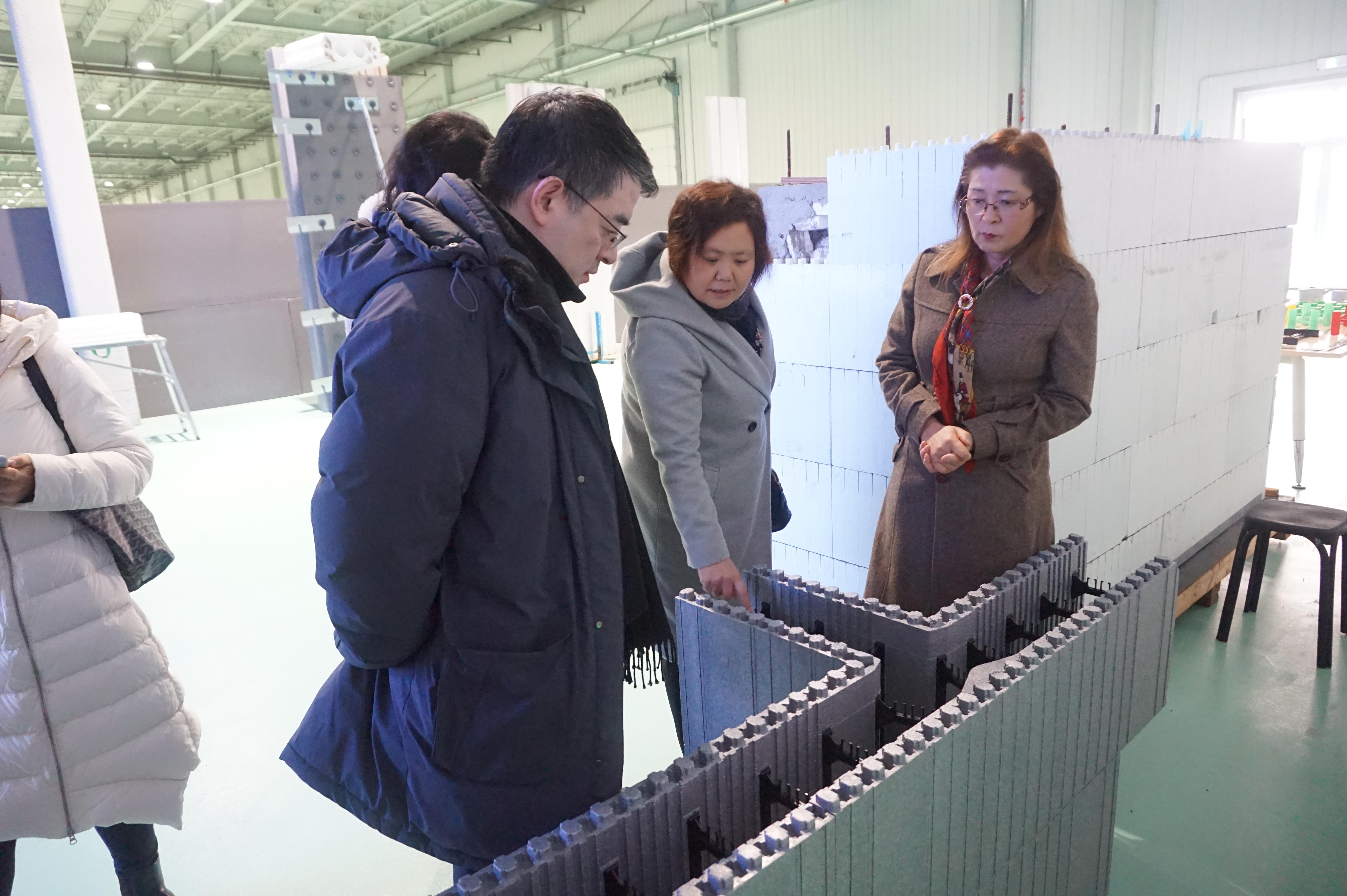 Pan Chao, Secretary of the Party Committee and Vice Chairman of Hong Tai Group, visited  Grünbau